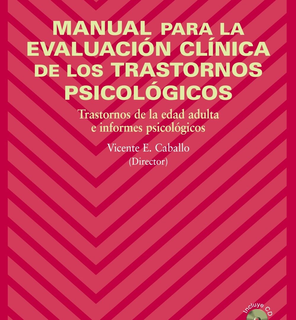 Manual para la evaluación clínica de los trastornos psicológicos