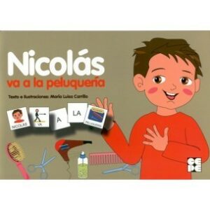 Nicolas va a la peluqueria pictogramas