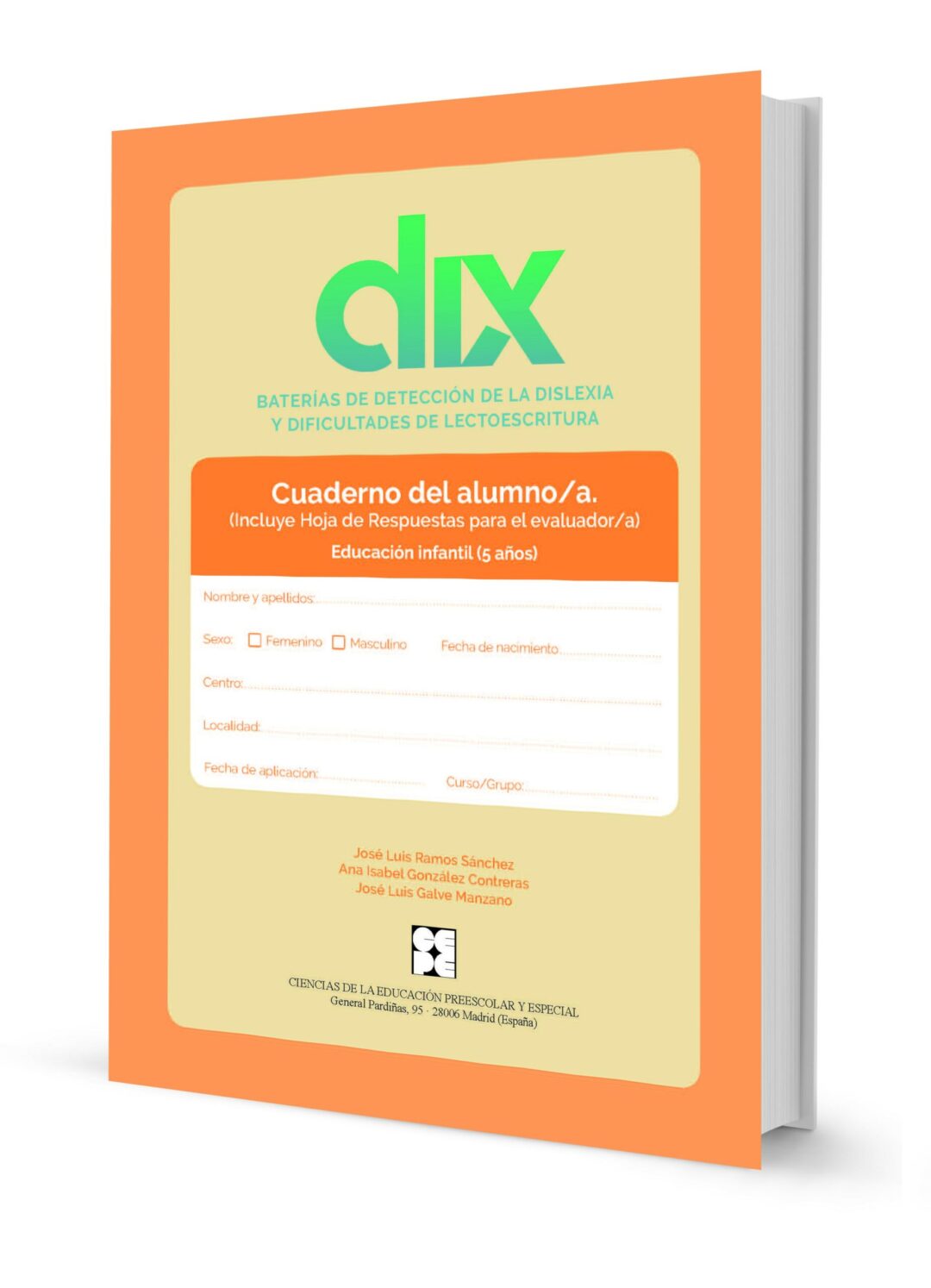 Dix Cuaderno del Alumno Infantil