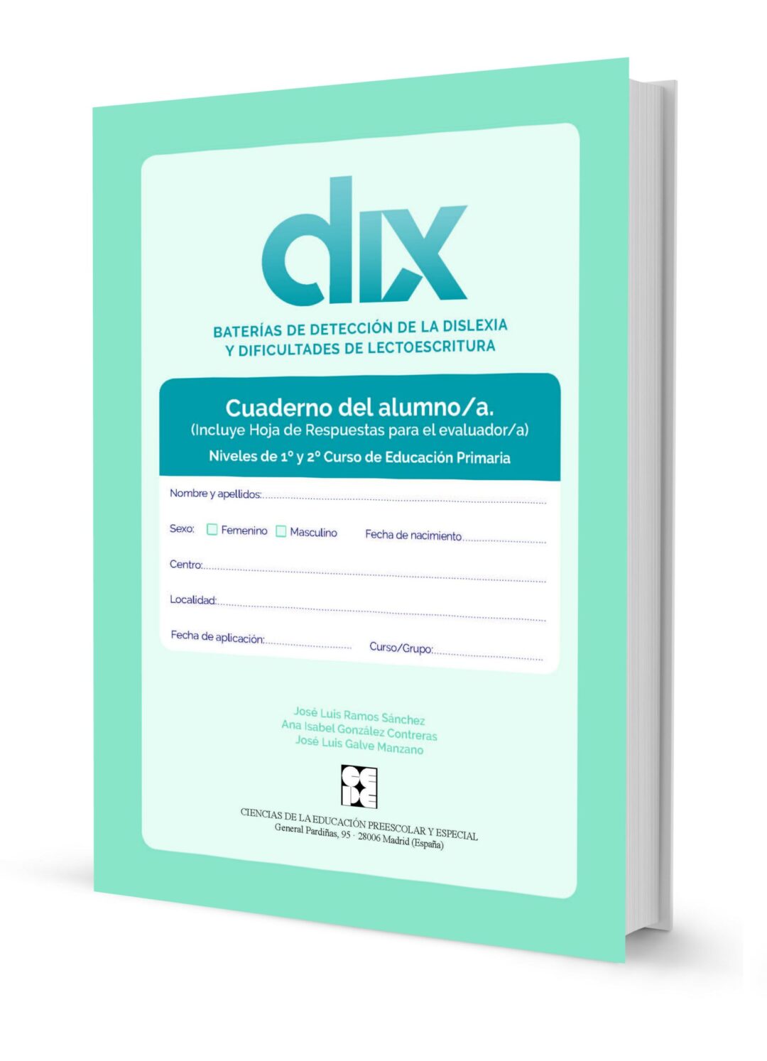 Dix Cuaderno del Alumno 1º y 2º Primaria