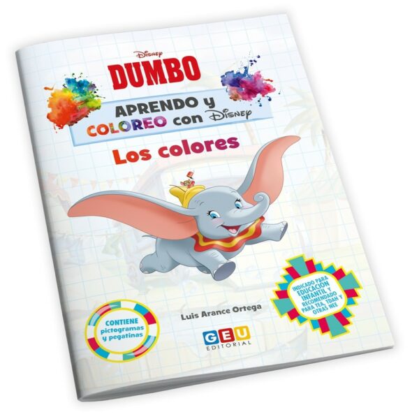 Dumbo aprendo y coloreo con Disney Los colores