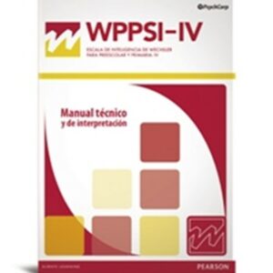 WPPSI-IV Manual de aplicación y corrección