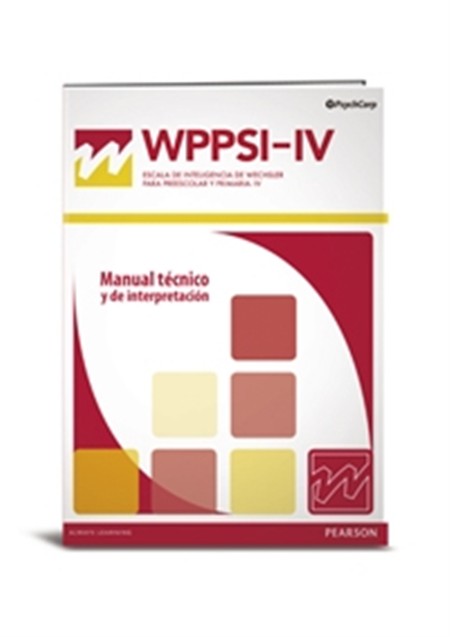 WPPSI-IV Cuadernillo de anotación 1ª Etapa (25 unidades) + 25 perfiles online