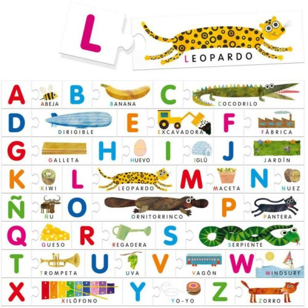 Alfabeto táctil Montessori