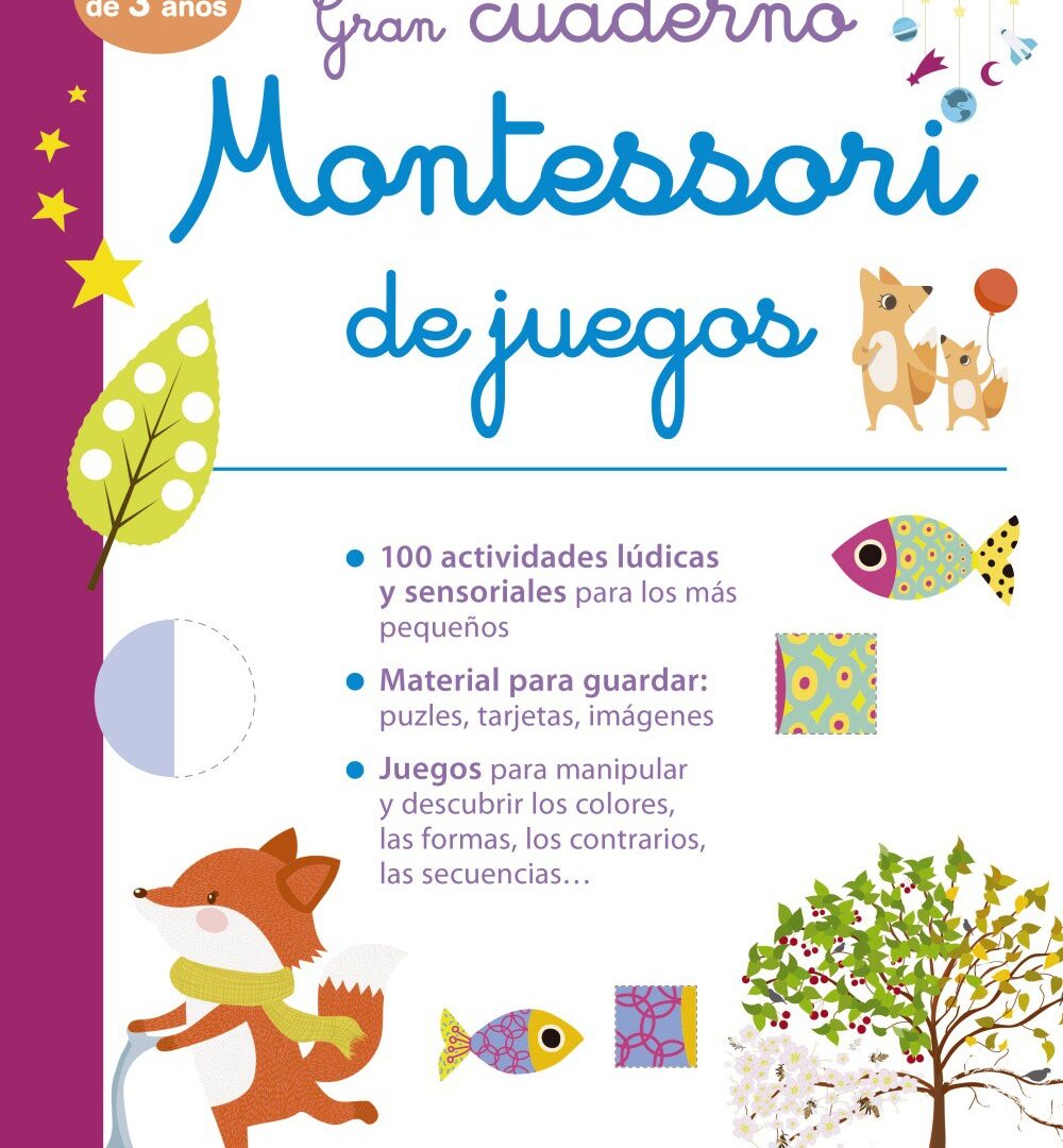 Gran cuaderno montessori de juegos