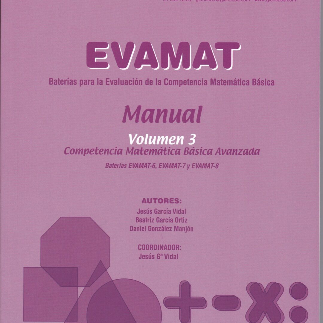 Evamat Manual 3 (6º Primaria a 2º eso)