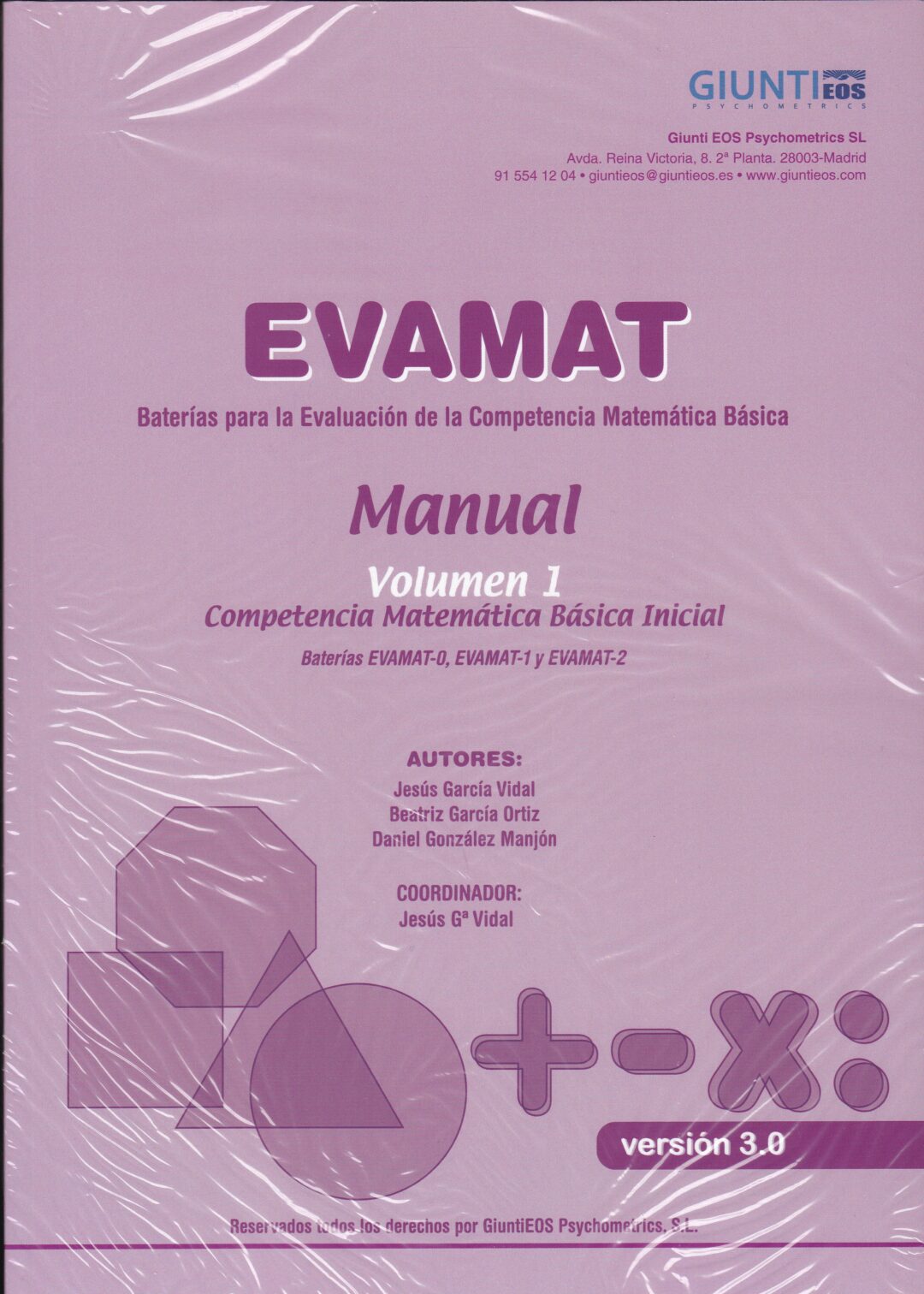 Evamat Manual 1 (Infantil a 2º Primaria)