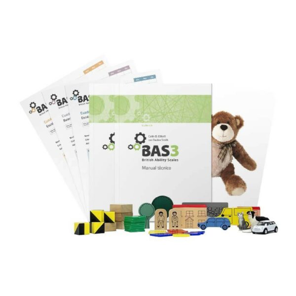 BAS 3 Escala de Aptitud infantil cuadernos + uso de correccion (25 uds)