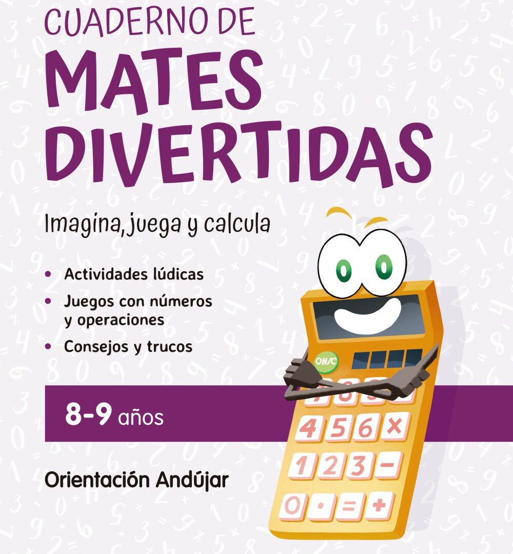 Cuaderno de mates divertidas 8-9 años