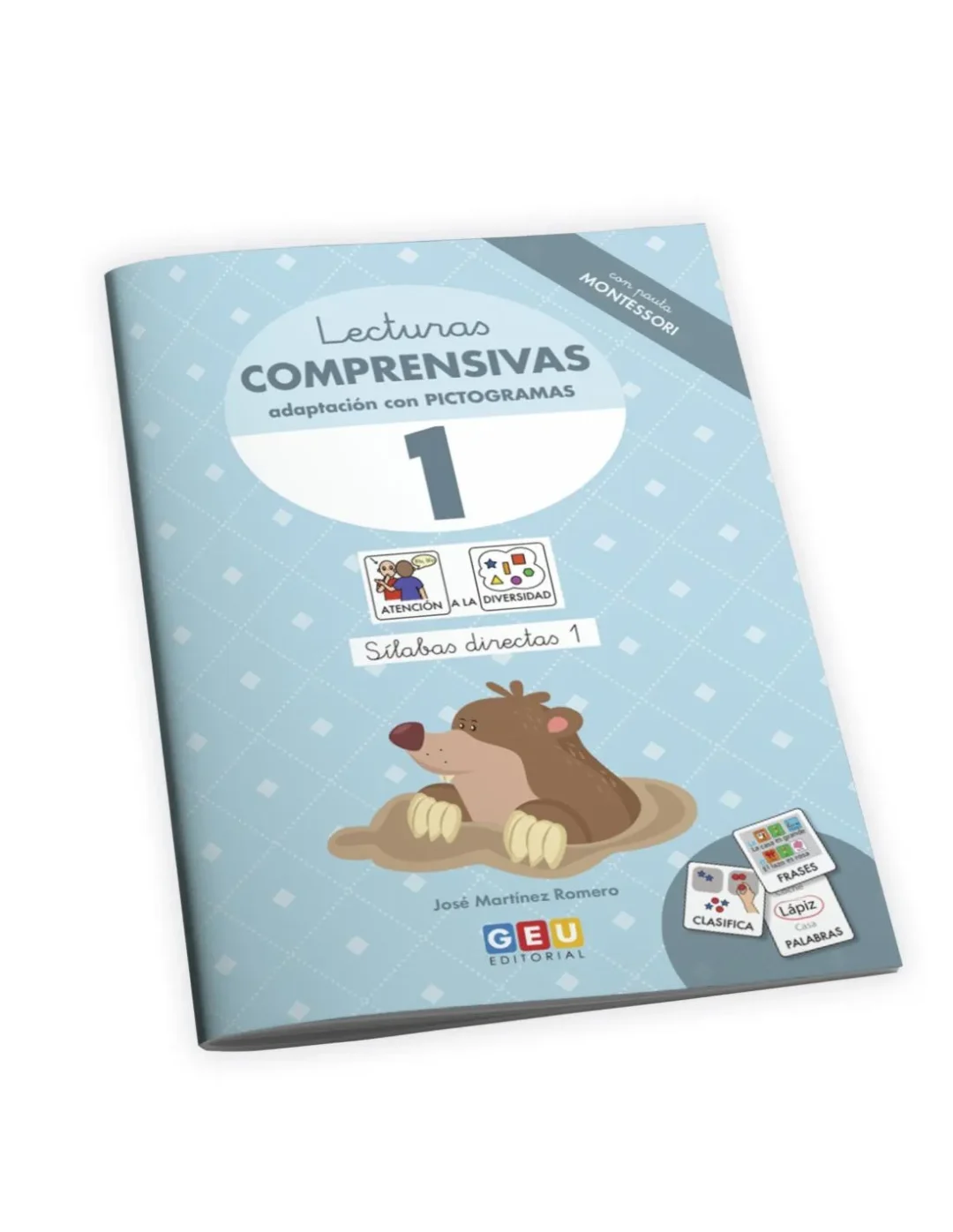 Lecturas comprensivas 1 con pictogramas pauta montessori