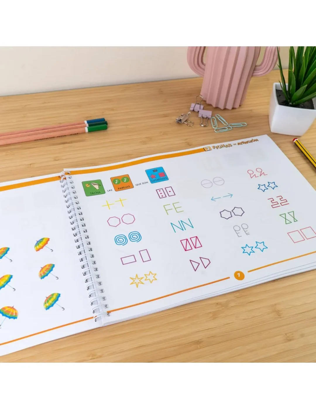 Fichas de atención con pictogramas cuaderno 2 - Imagen 2