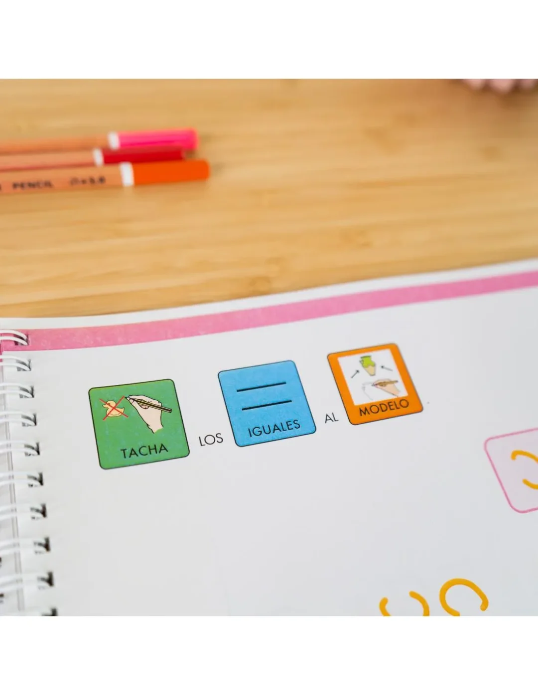 Fichas de atención con pictogramas cuaderno 3 - Imagen 2