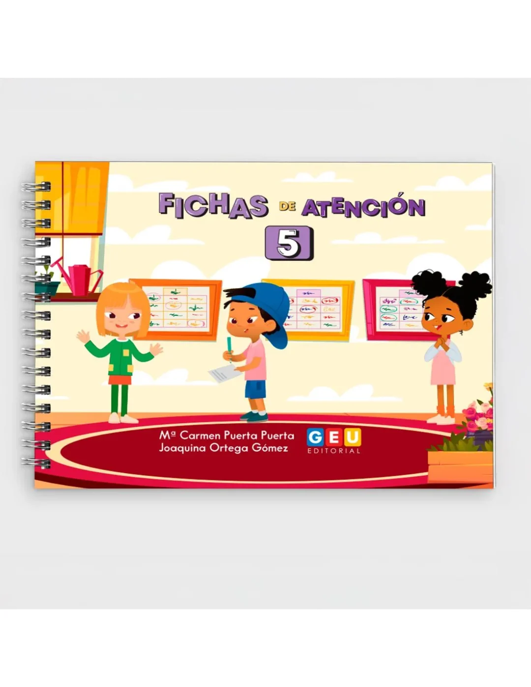 Fichas de atención con pictogramas cuaderno 5