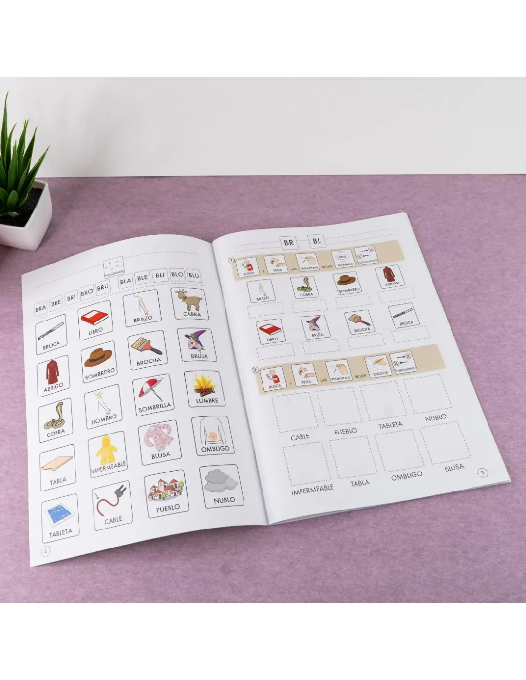 Lecturas comprensivas 4A con pictogramas pauta montessori - Imagen 3