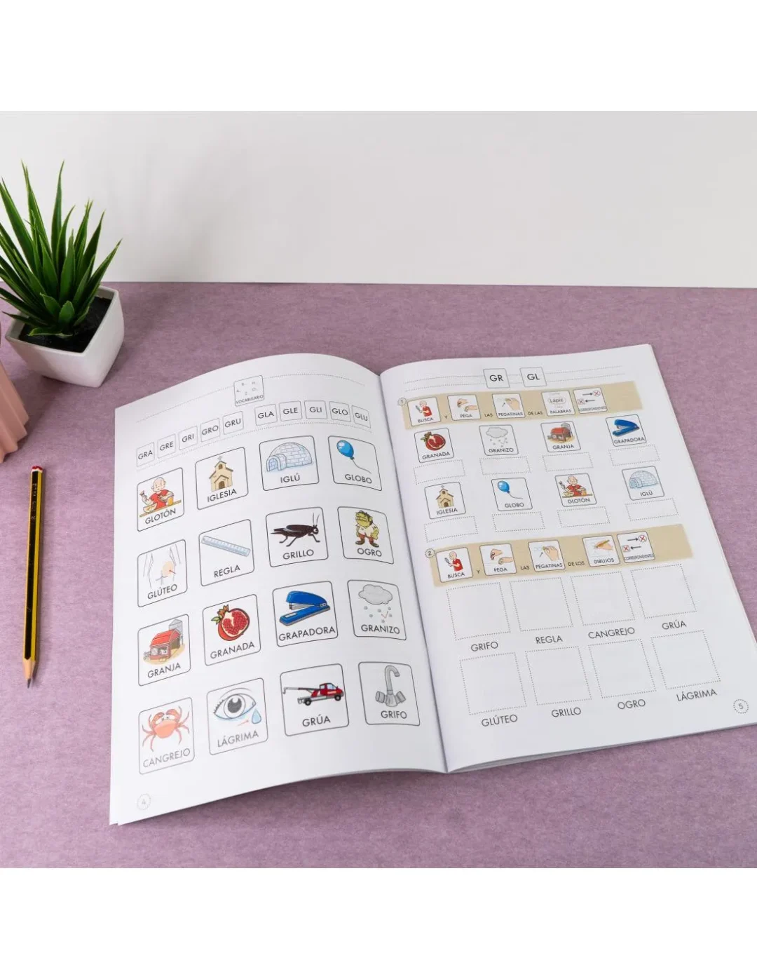 Lecturas comprensivas 4B con pictogramas pauta montessori - Imagen 3