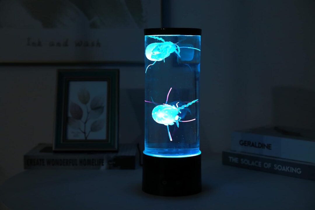 Lampara medusa 30 cm cambio de color mando distancia jellyfish - Imagen 4