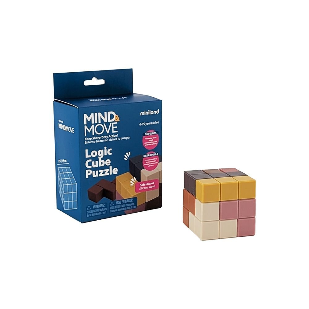 Logic cube puzzle en 3D mind move Miniland